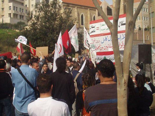 ESCWA – An-Nahar (Gebran Tueni) – Demonstration – 12 November 2005
