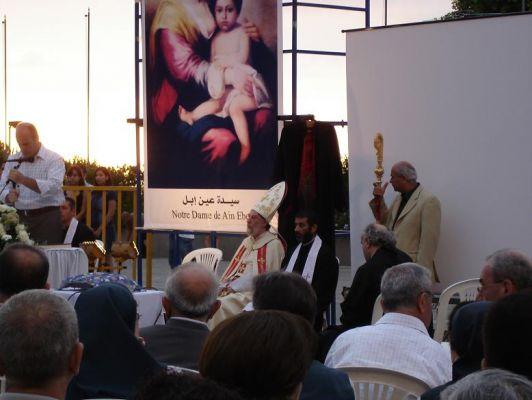 The mass of Ain Ibil in Mont La Salle – 14 August 2006