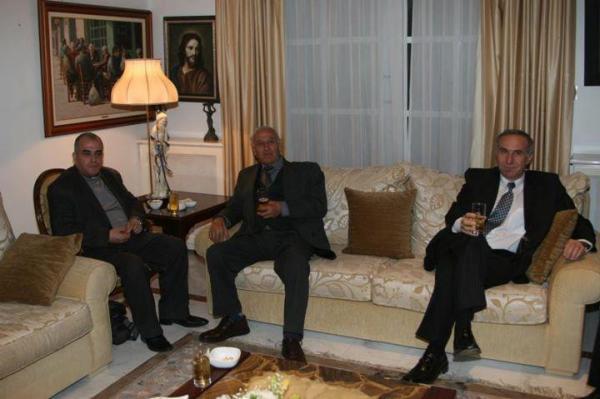 The Meeting of Abu Arz with Patriarch Beshara Al-Rahi in Cyprus 12-02-2012
