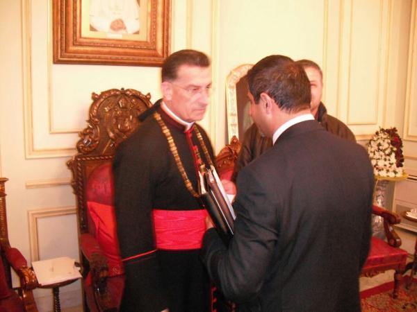 GOTC visiting the Patriarch in Bkerki – 2011
